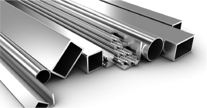 Stainless steel tubing and bar stock used in aerospace machining and fabrication